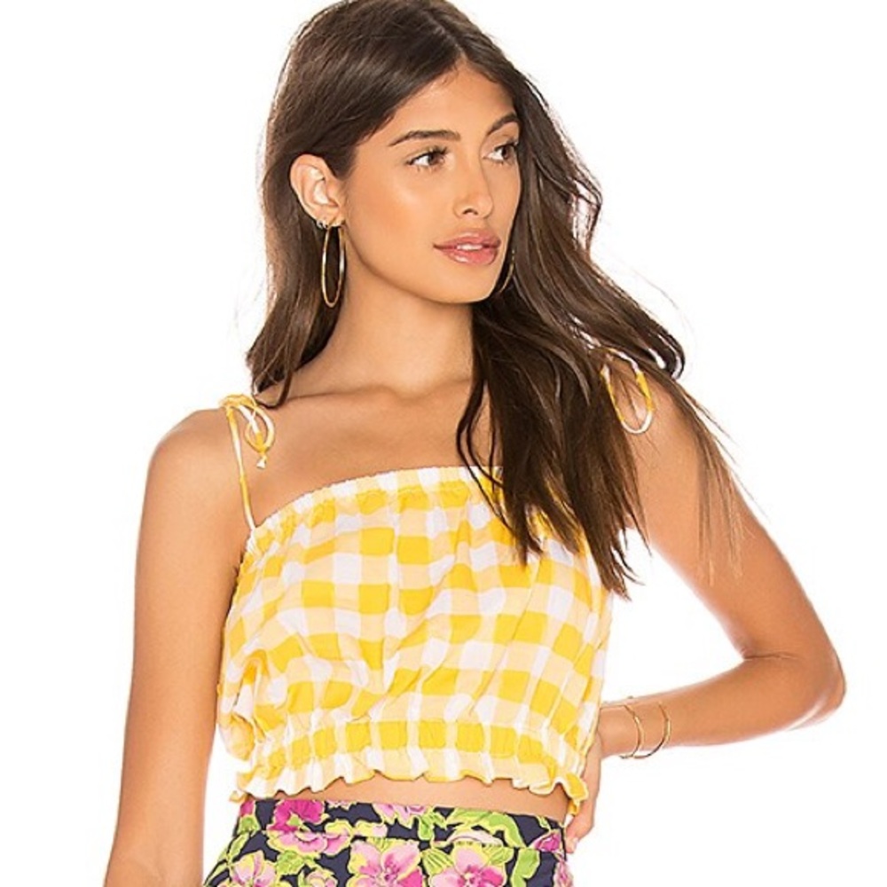 MDS Stripes Cropped Cami Top